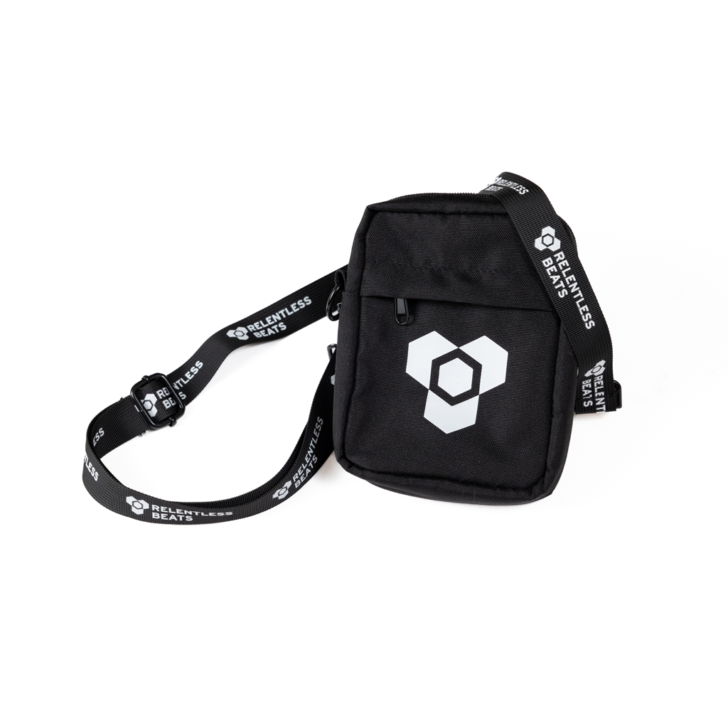 Relentless Beats Black Crossbody Bag