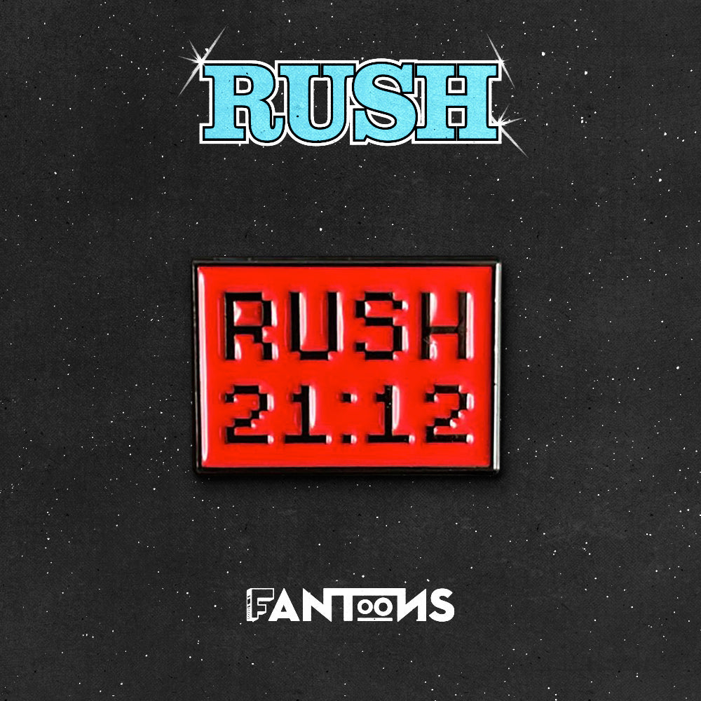 RUSH ENAMEL PIN COLLECTION - SERIES 1: RETRO CLOCK - Official Rush Mer