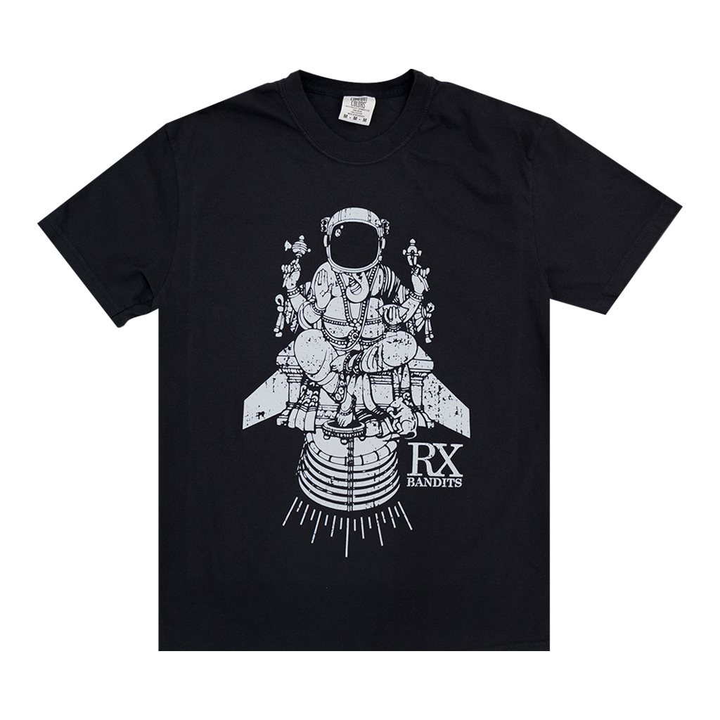 Rocket Buddha Black T-Shirt