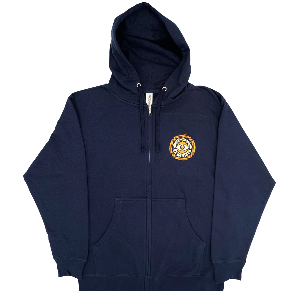 Symphonia Spatium Zip Up Navy Hoodie