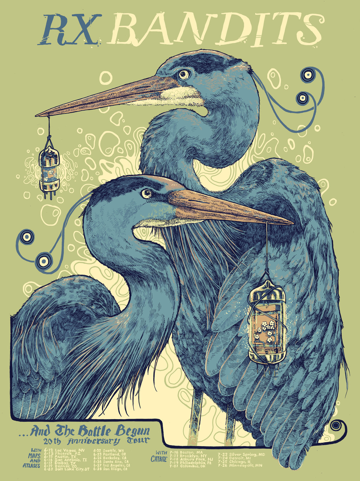 ...And The Battle Begun 20th Anniversary Tour Poster