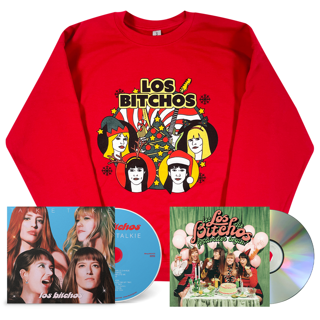 Let The Festivities Begin! CD + Talkie Talkie CD + Chrismos Sweatshirt Cherry Red