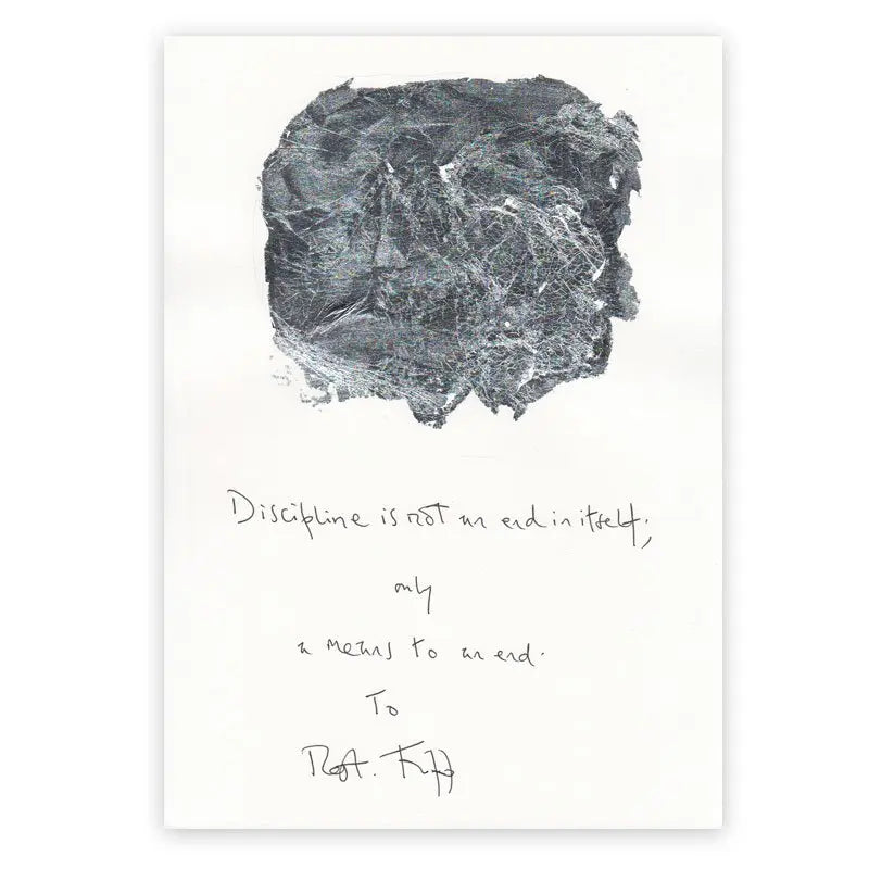 Bespoke Handwritten Aphorisms by Robert Fripp