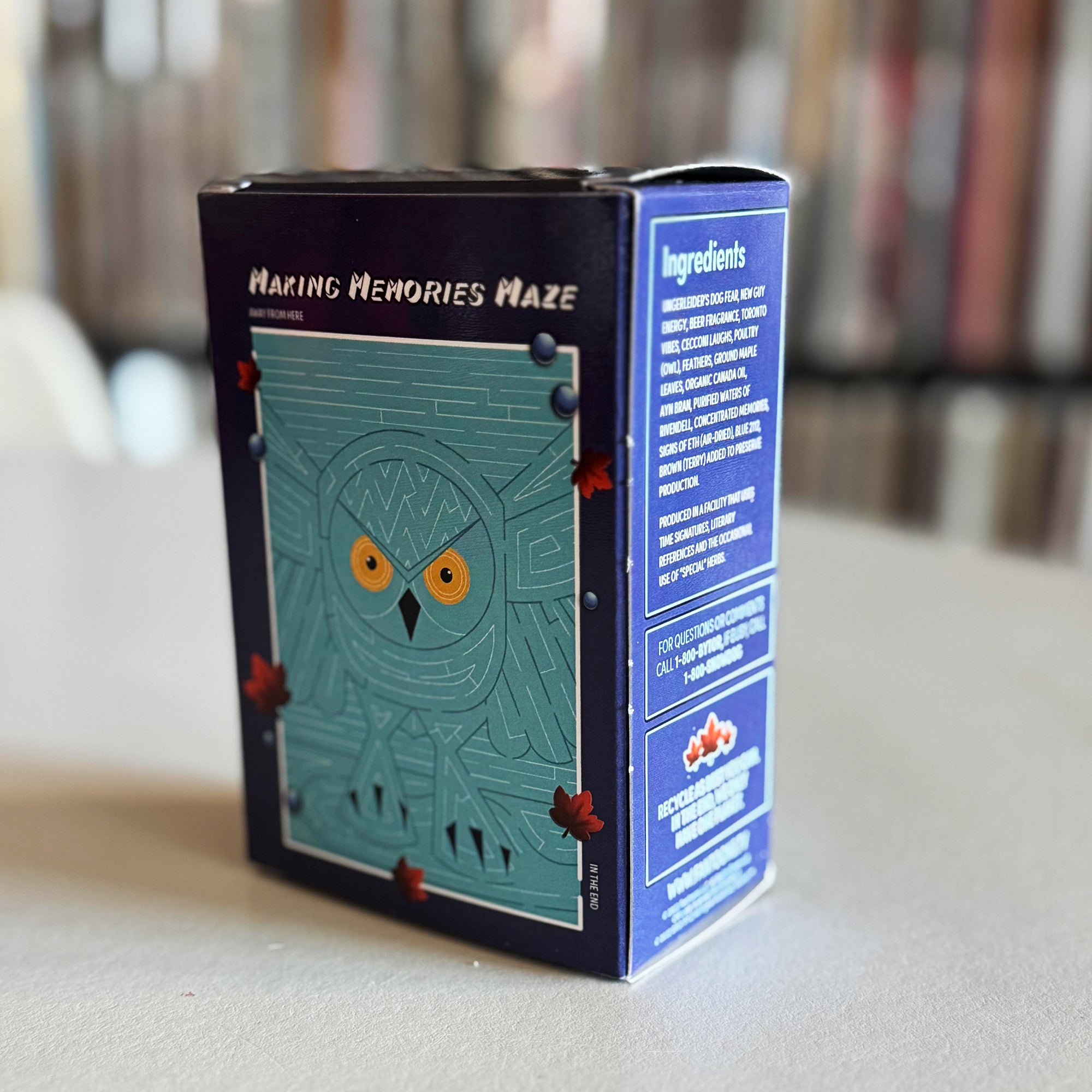 Bites By Night Decorative Cereal Box