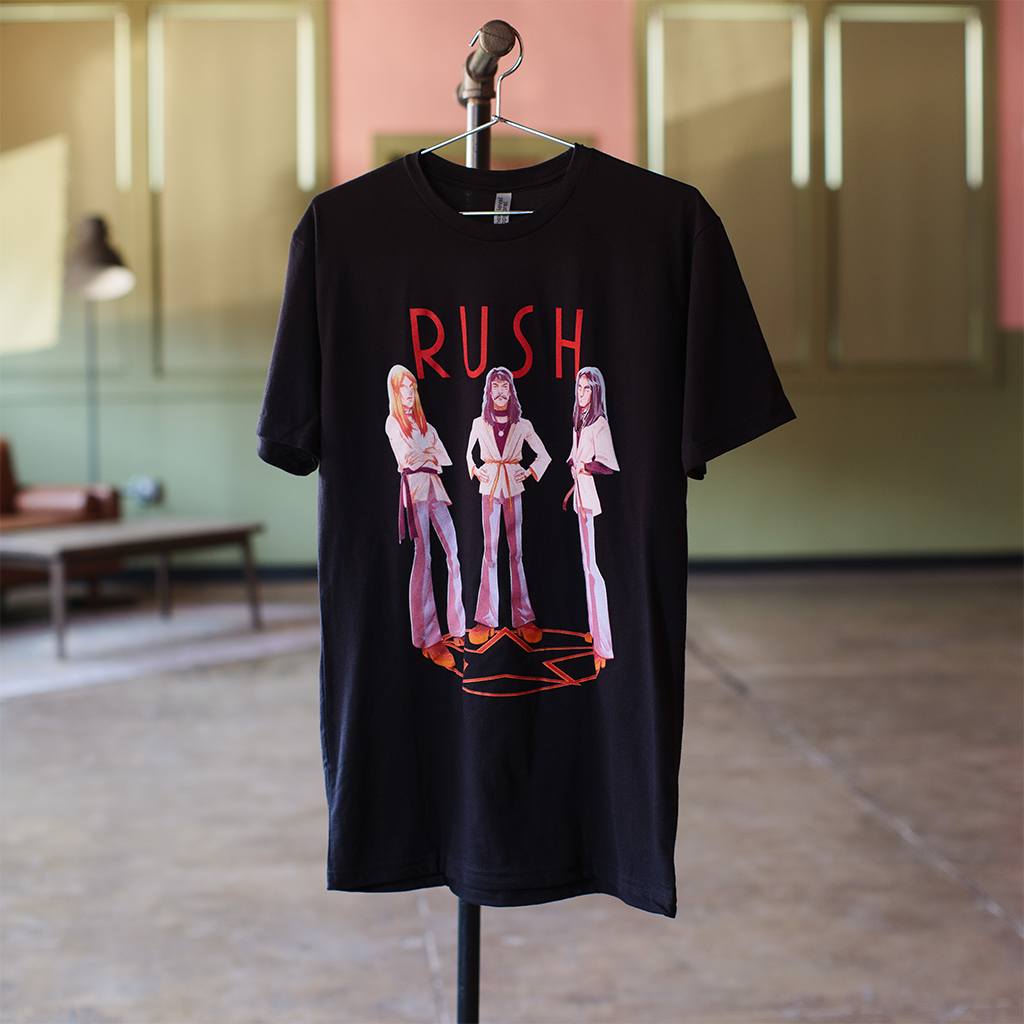Official 2112-Themed Rush Tour History Tee