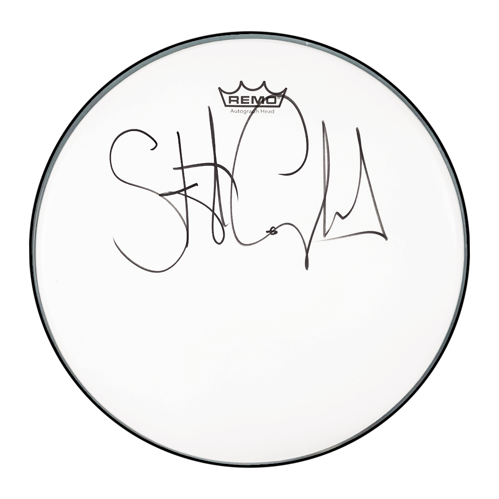 Autographed Snare Drumhead