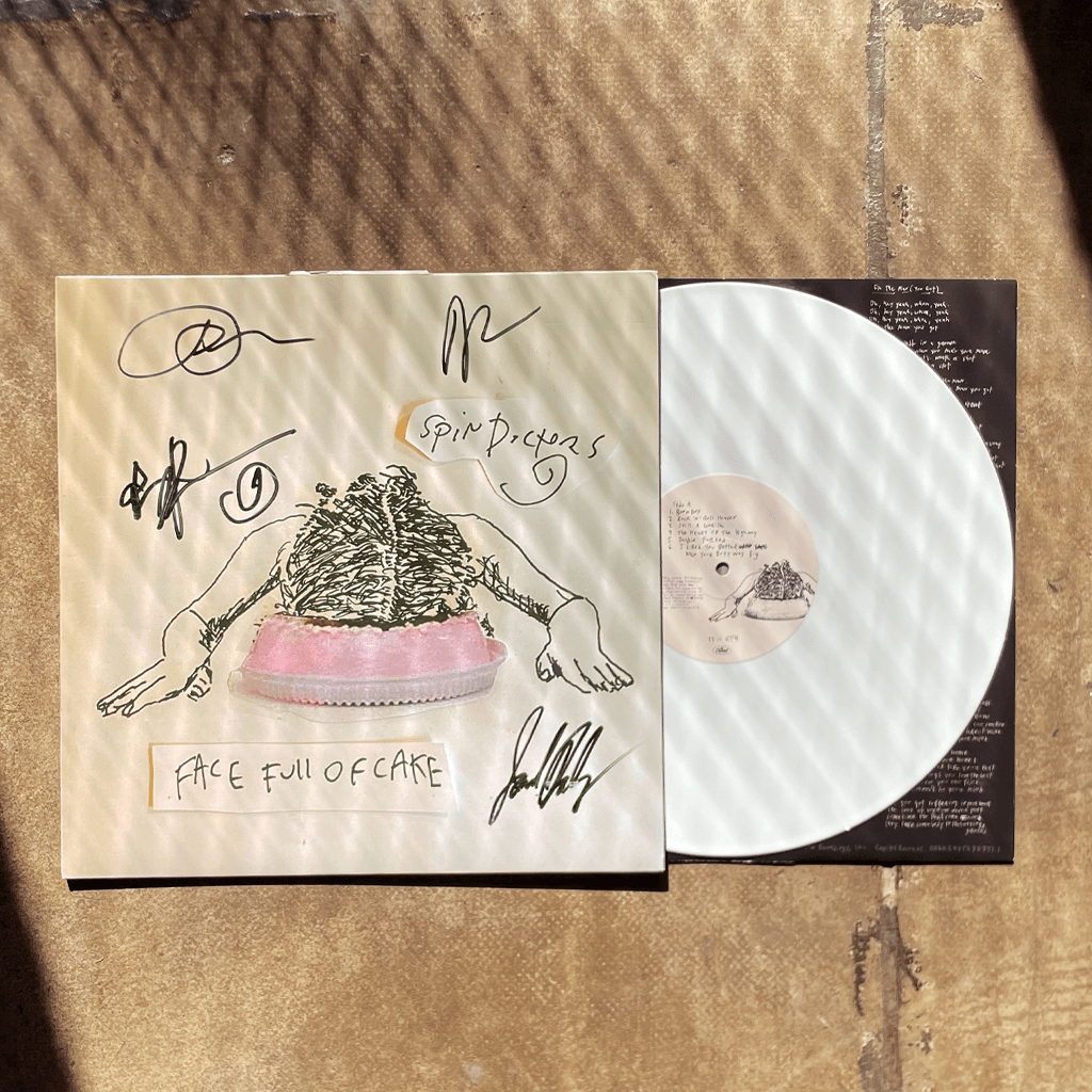 Autographed Face Full of Cake - 12" White Vinyl