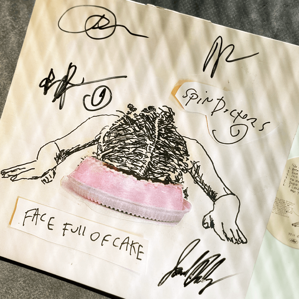 Autographed Face Full of Cake - 12" White Vinyl
