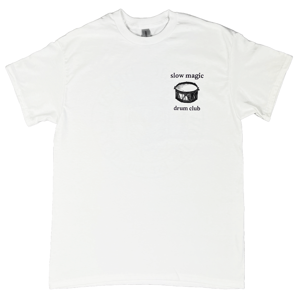 Drum Club White T-Shirt