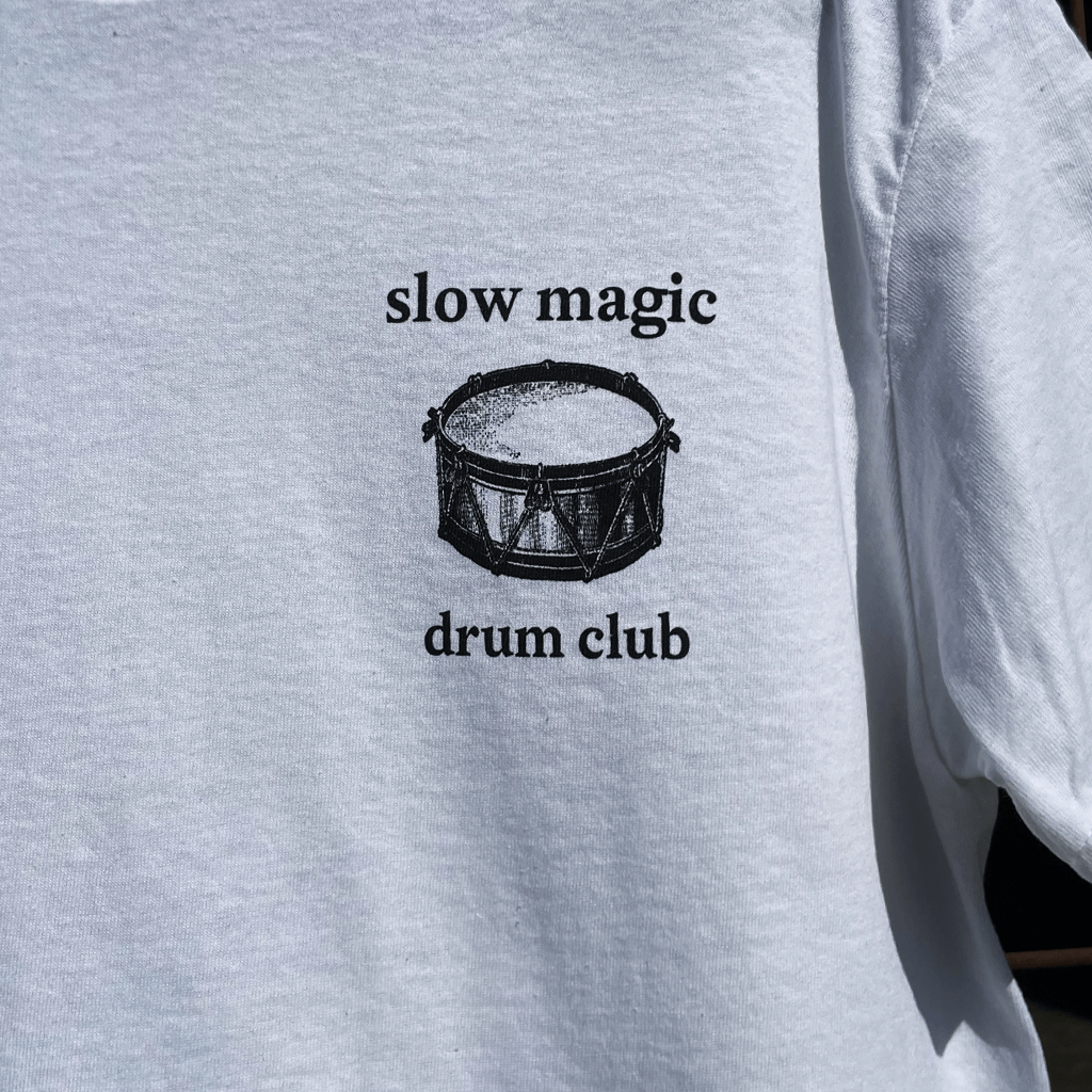 Drum Club White T-Shirt