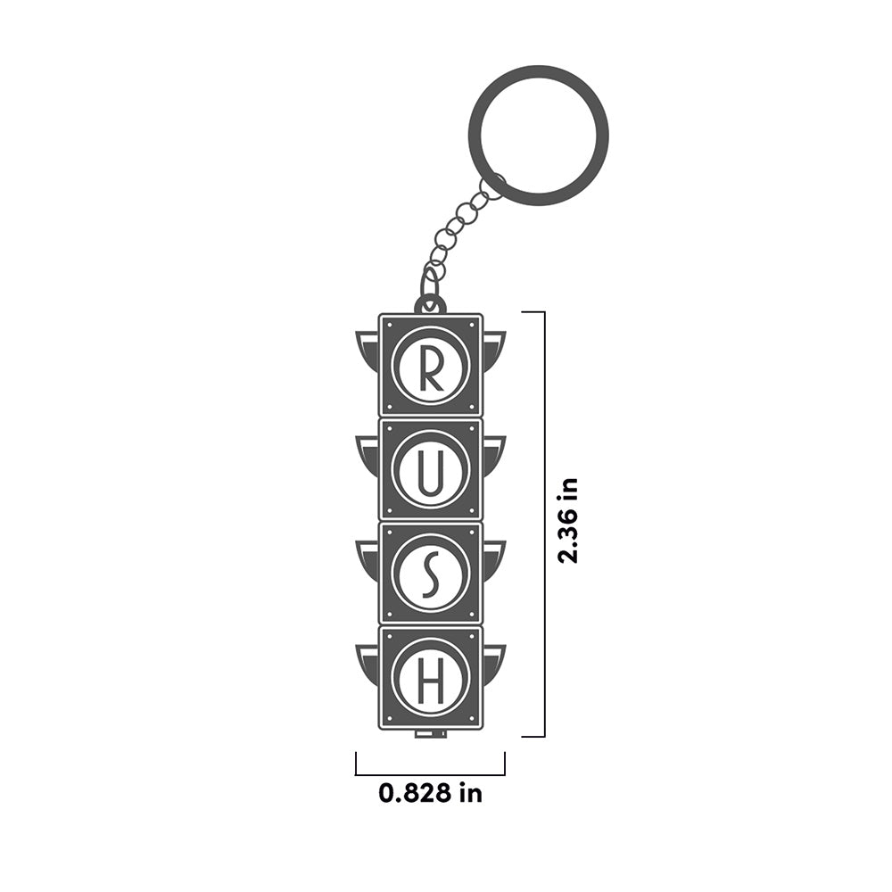 Rush Traffic Light Keychain - Official Rush Merch