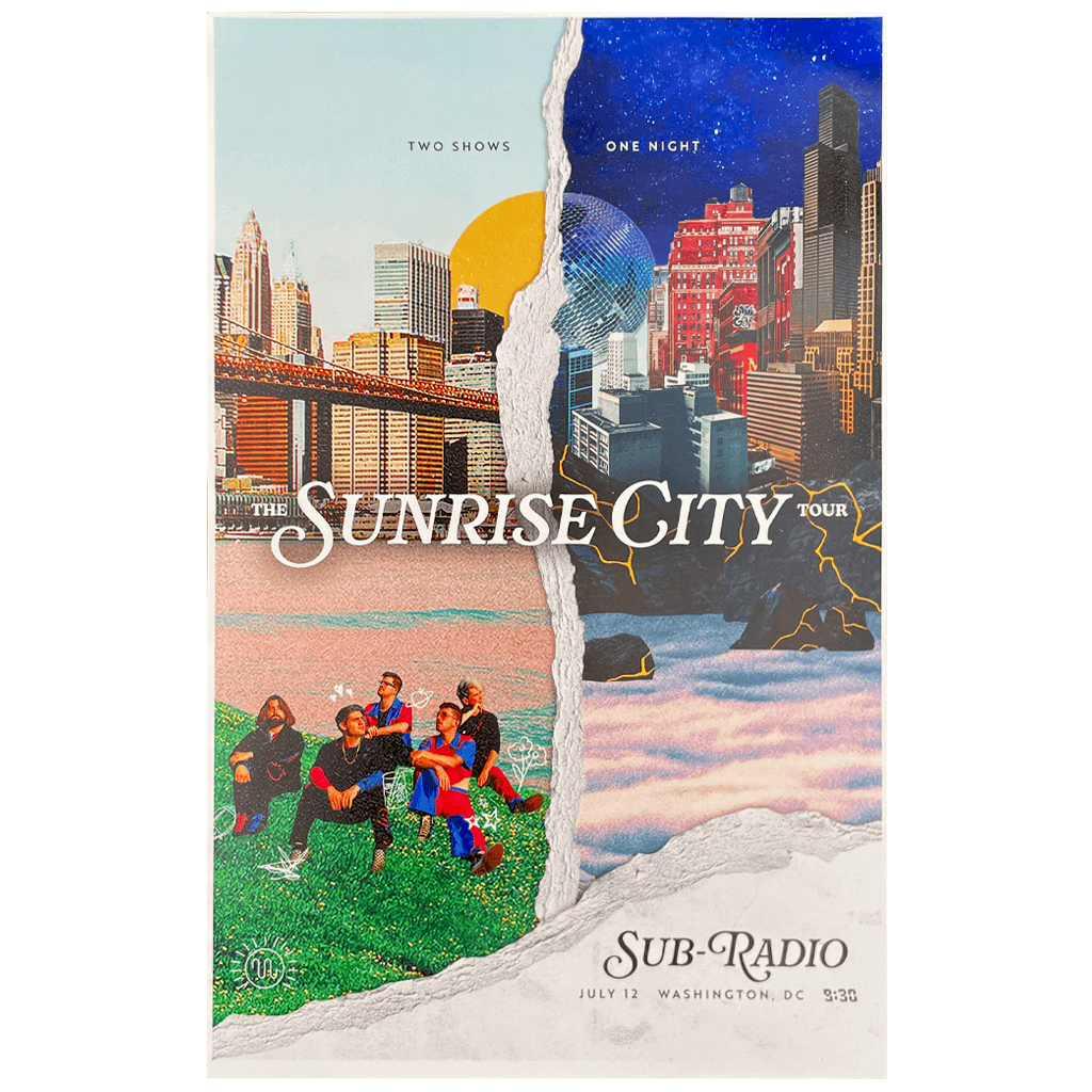 Sunrise City Washington DC Poster