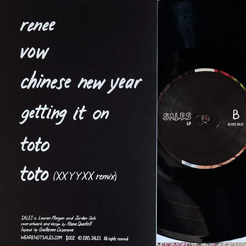 SALES EP - 10" Black Vinyl