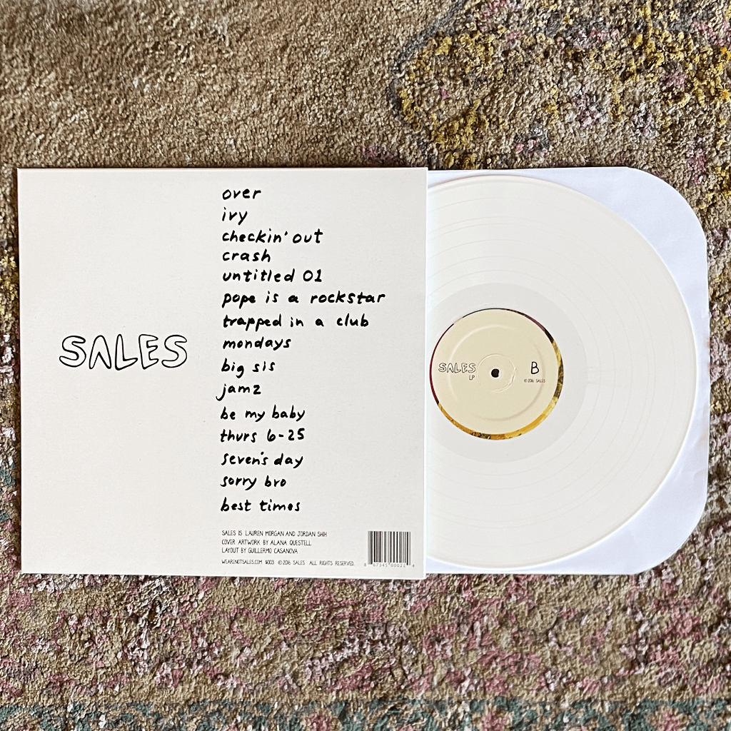 SALES LP - 12" White Vinyl