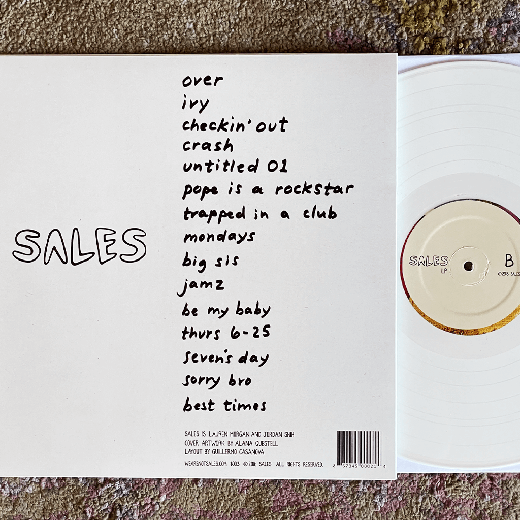 SALES LP - 12" White Vinyl