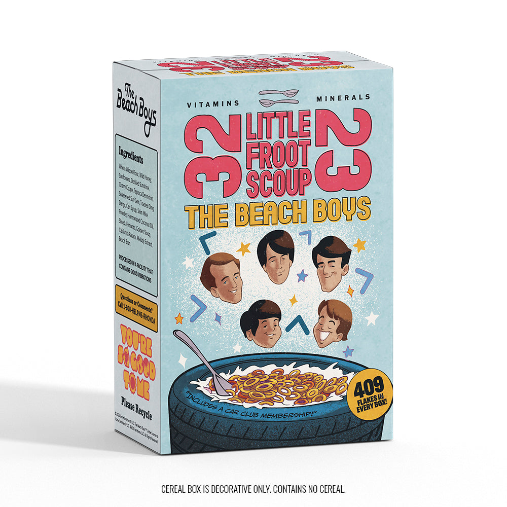 Little Froot Scoup Bundle (Ltd Edition): The Beach Boys Official Coloring Book + Decorative Cereal Box