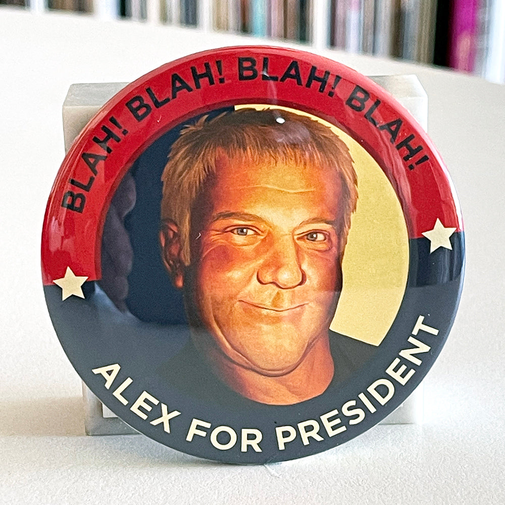 Alex Lifeson for President! 3-Inch Button