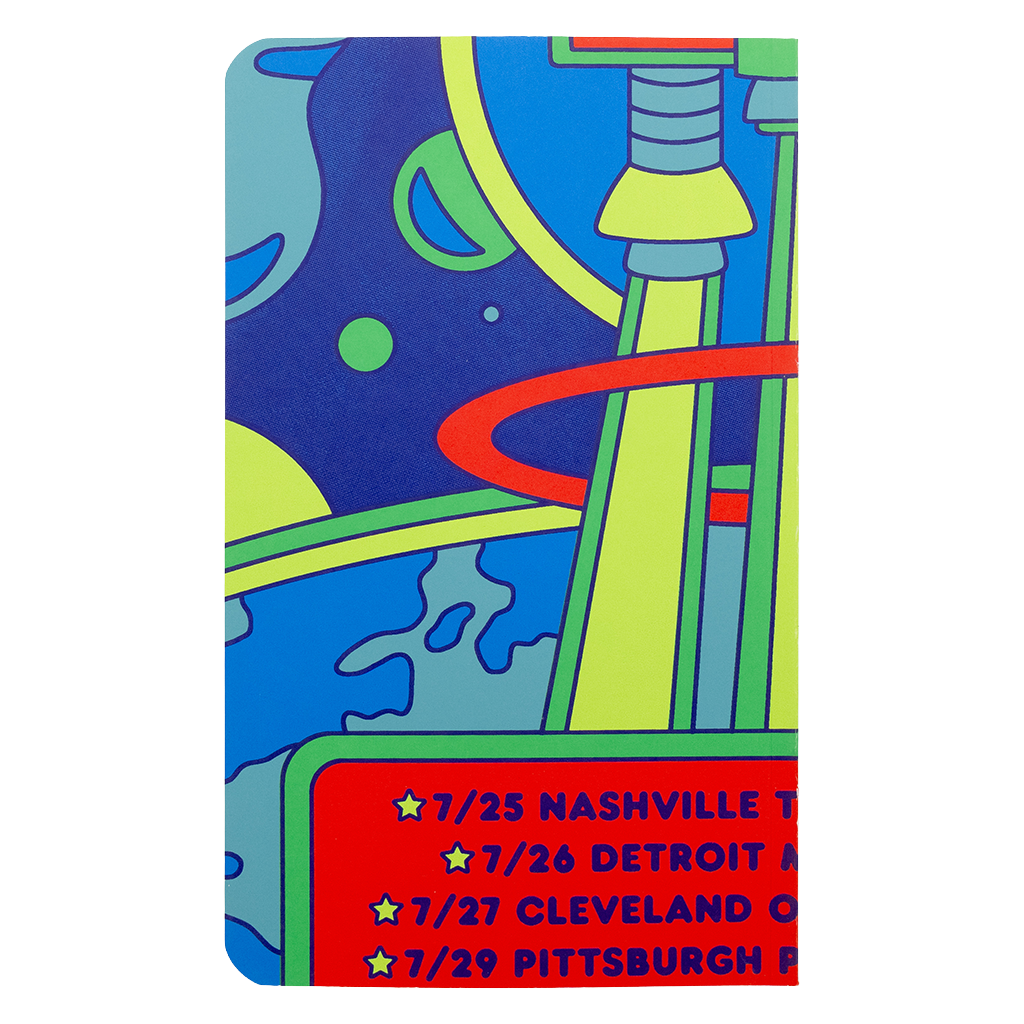 Up-Cycled Tour Print Notebooks