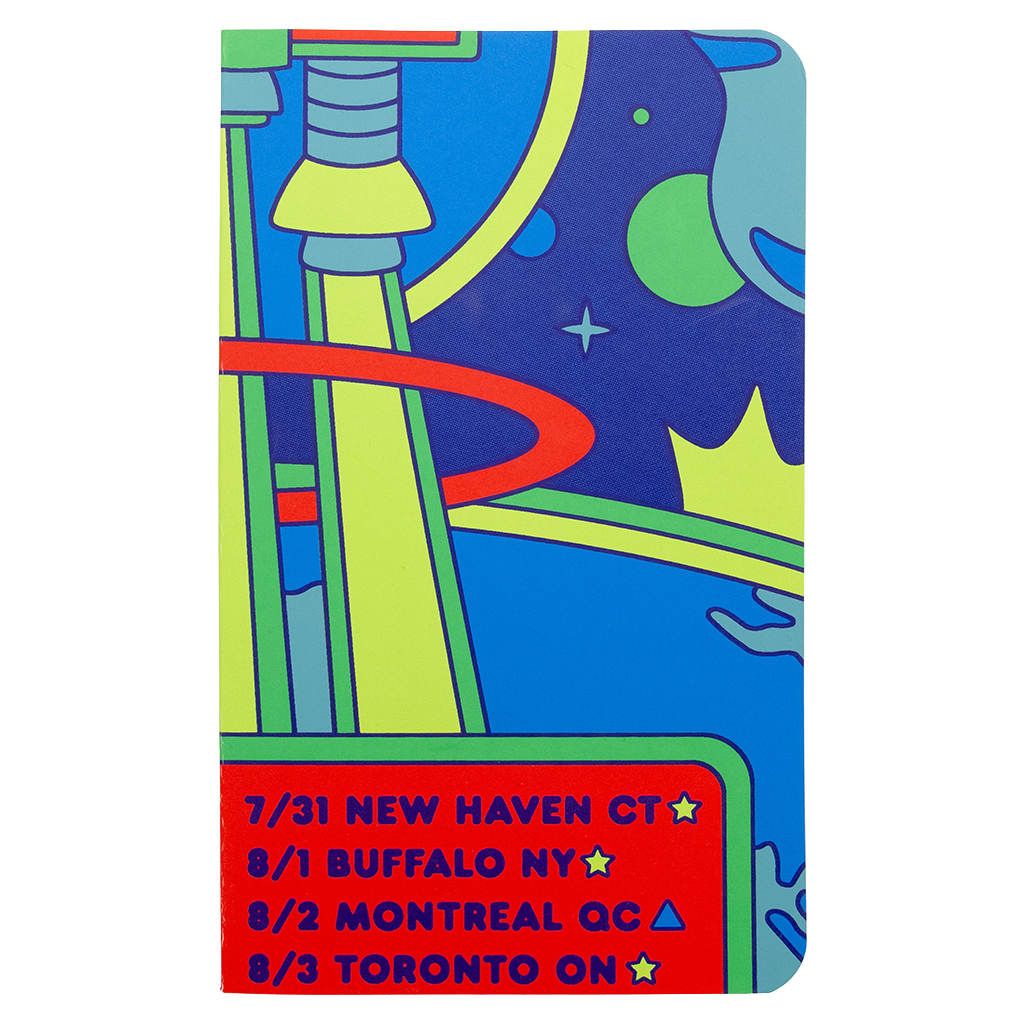 Up-Cycled Tour Print Notebooks