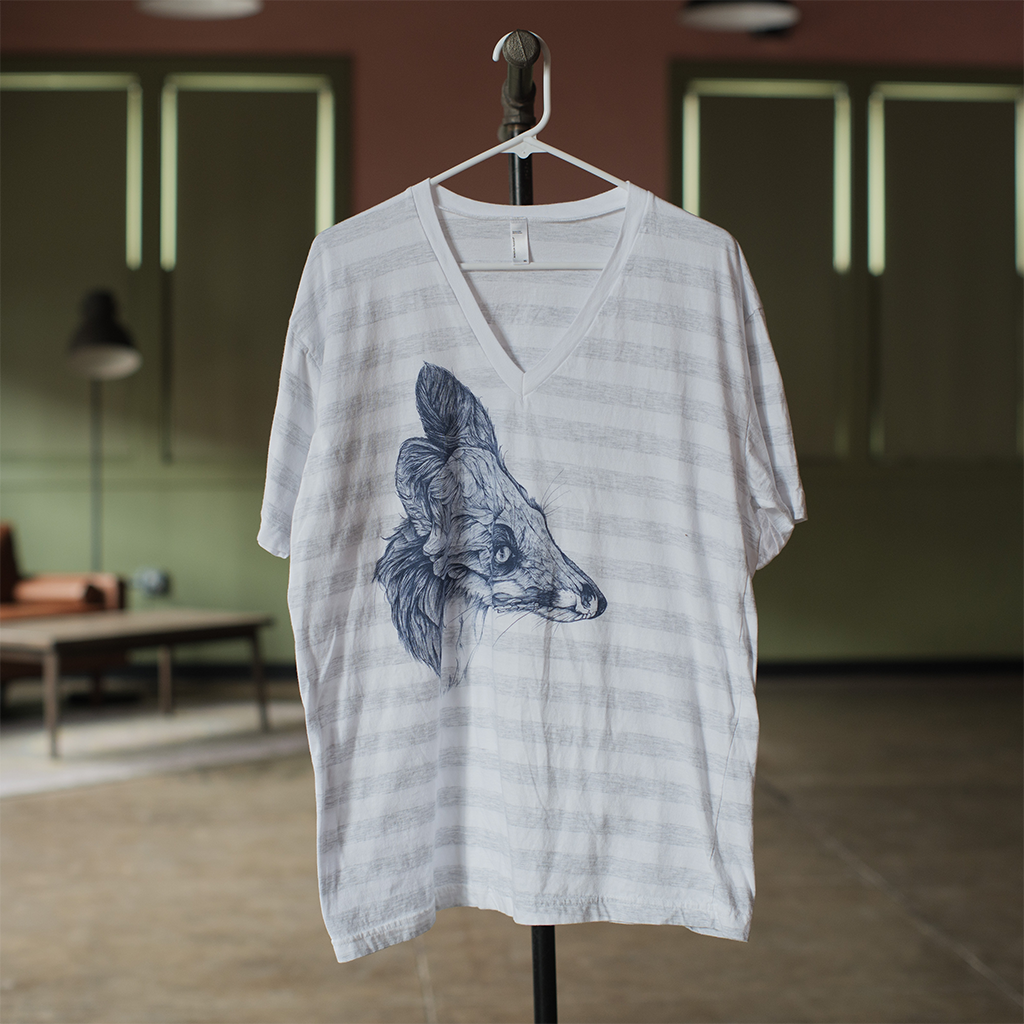 LPA Striped V-Neck T-Shirt