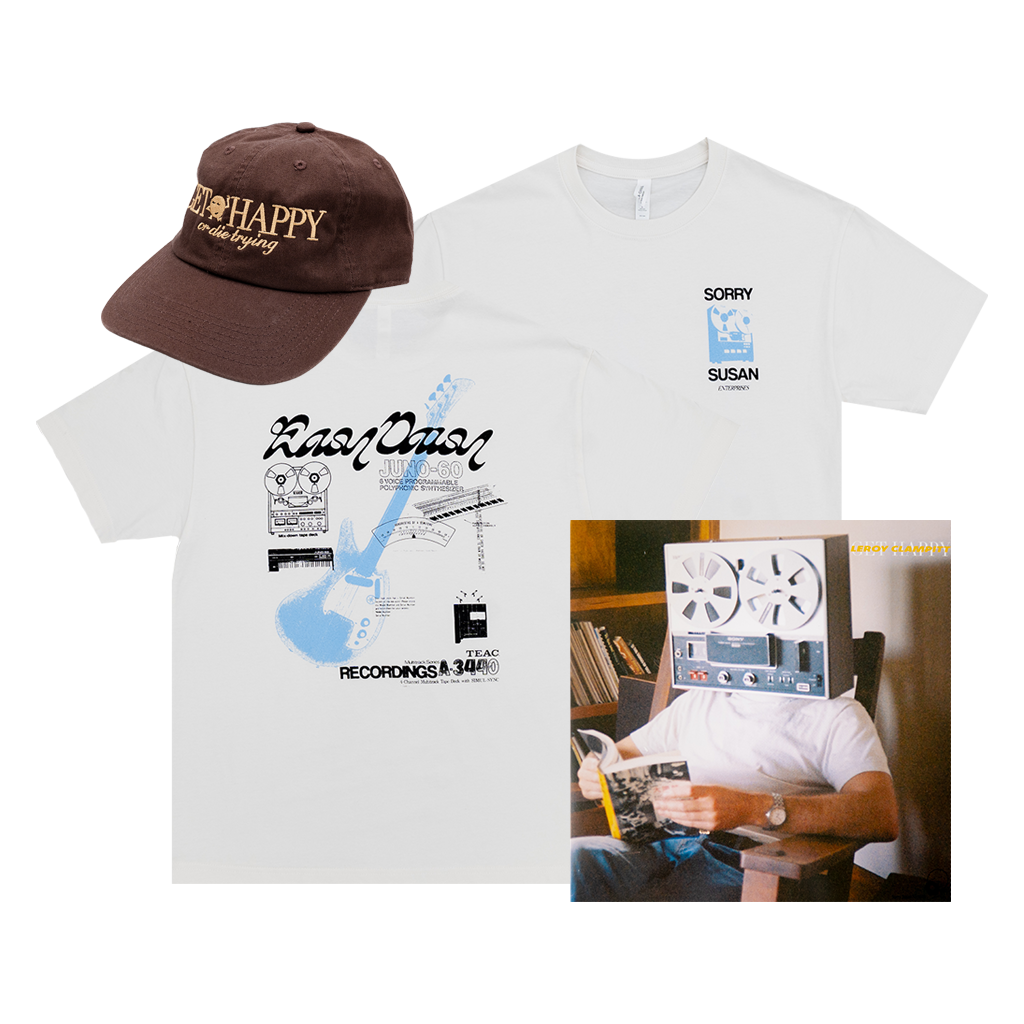 Leroy Clampitt Get Happy Vinyl + T-Shirt + Hat