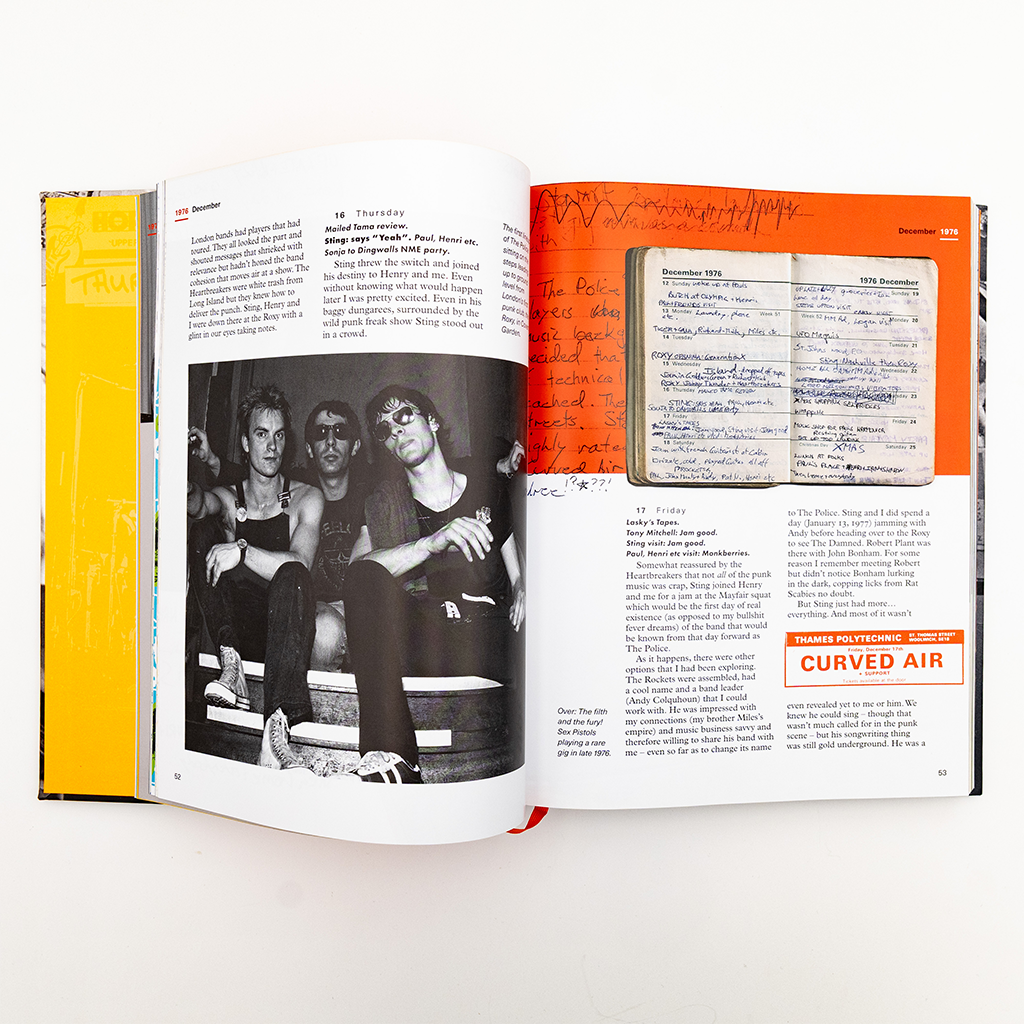 Stewart Copeland's Police Diaries Autographed