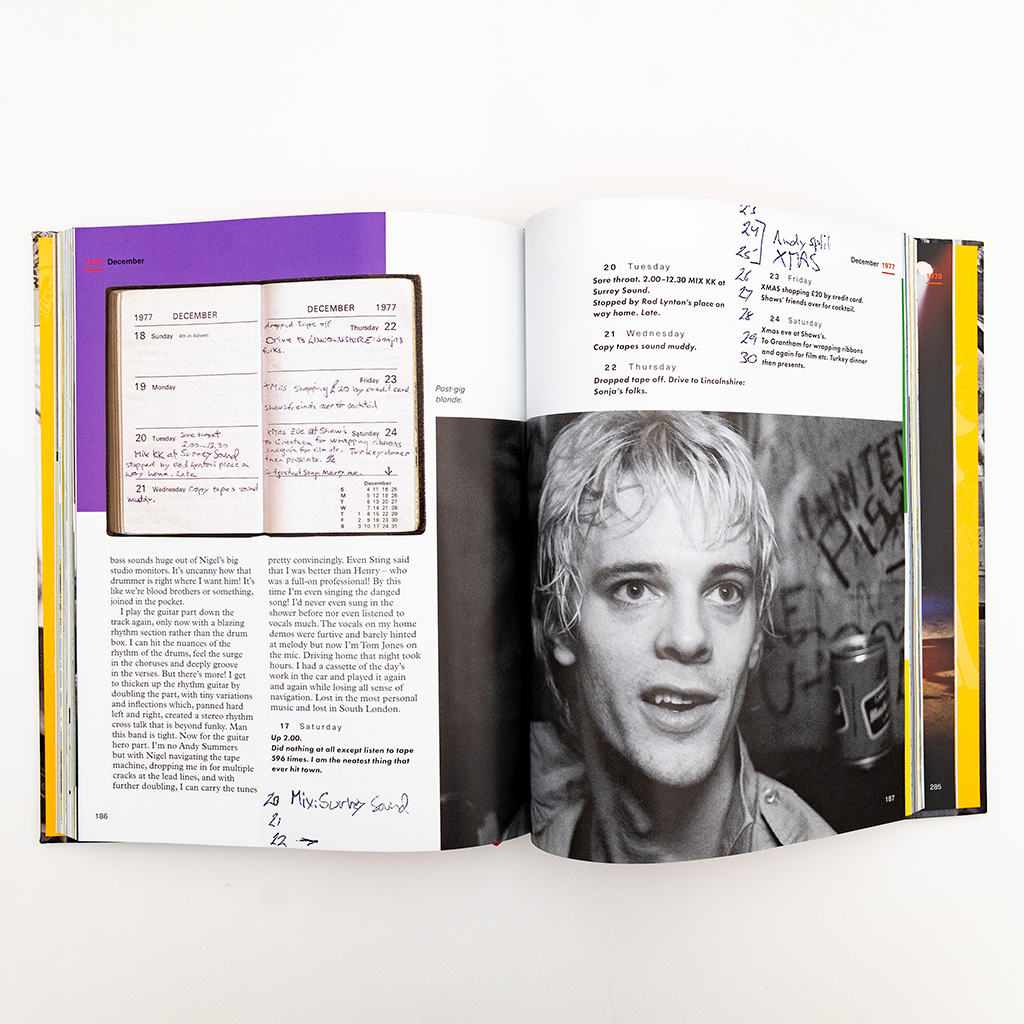 Stewart Copeland's Police Diaries Autographed