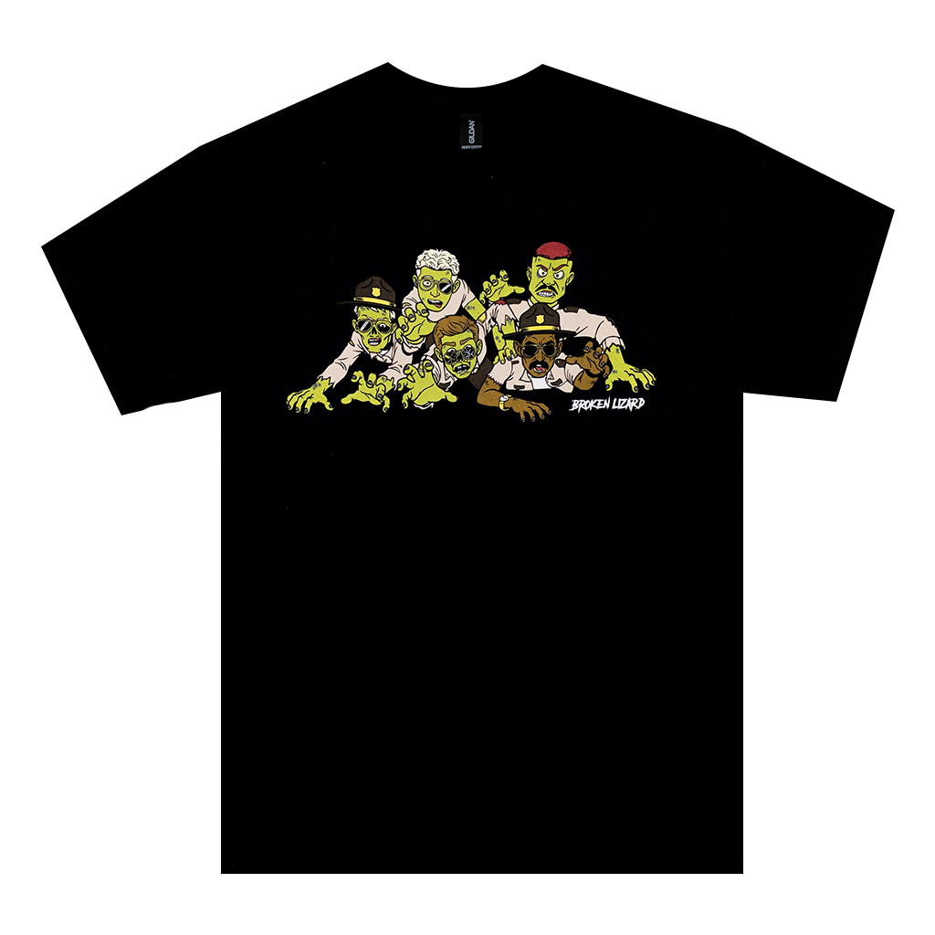 Shopify Merch Store Broken Lizard - Super Troopers Zombie T-Shirt