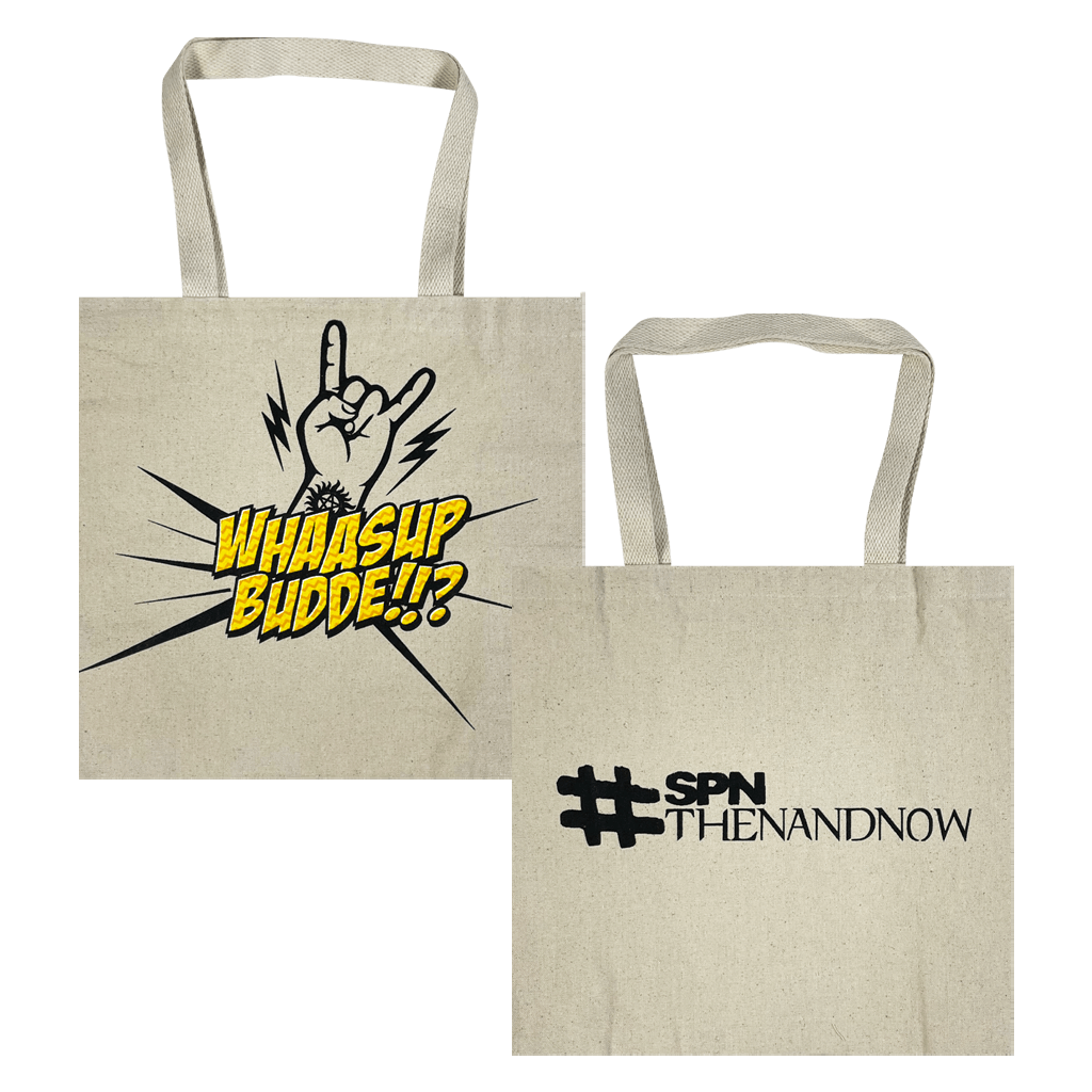 WHAASUP BUDDE!?! Con Natural Totebag