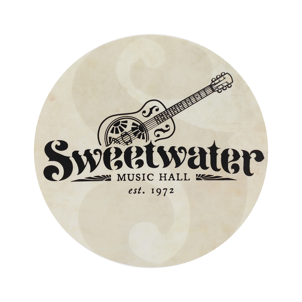 Classic Round Guitar Sticker
