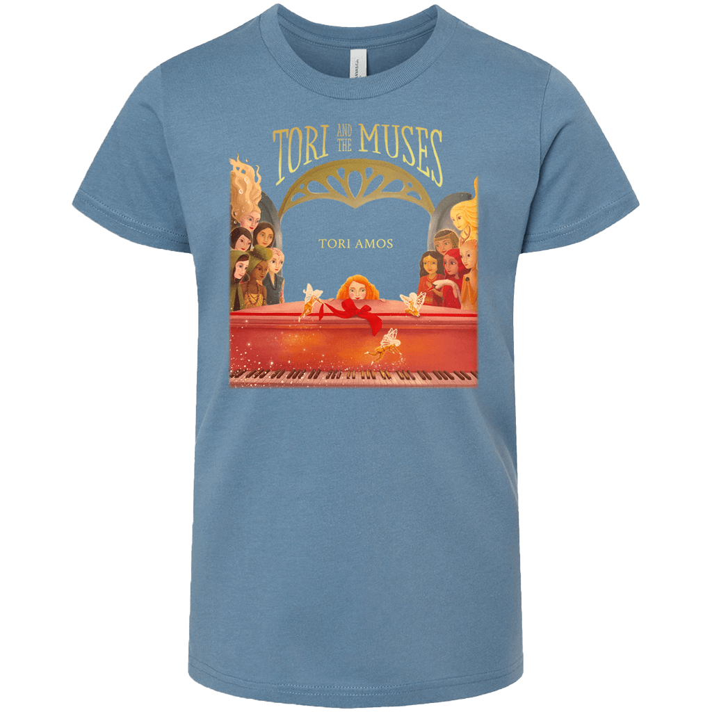 Tori and the Muses Faeries Steel Blue T-Shirt