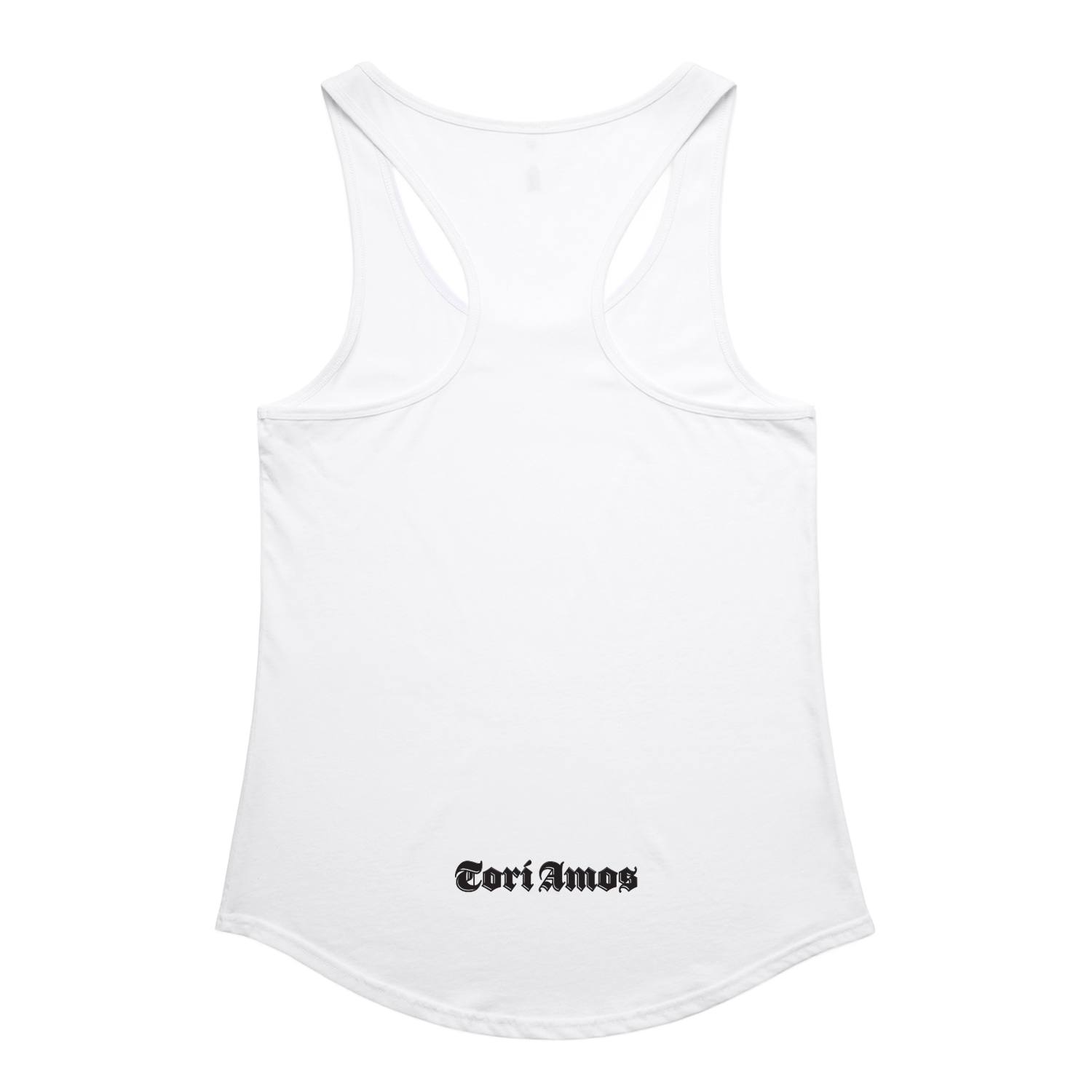 Satin Worship White Tank Top