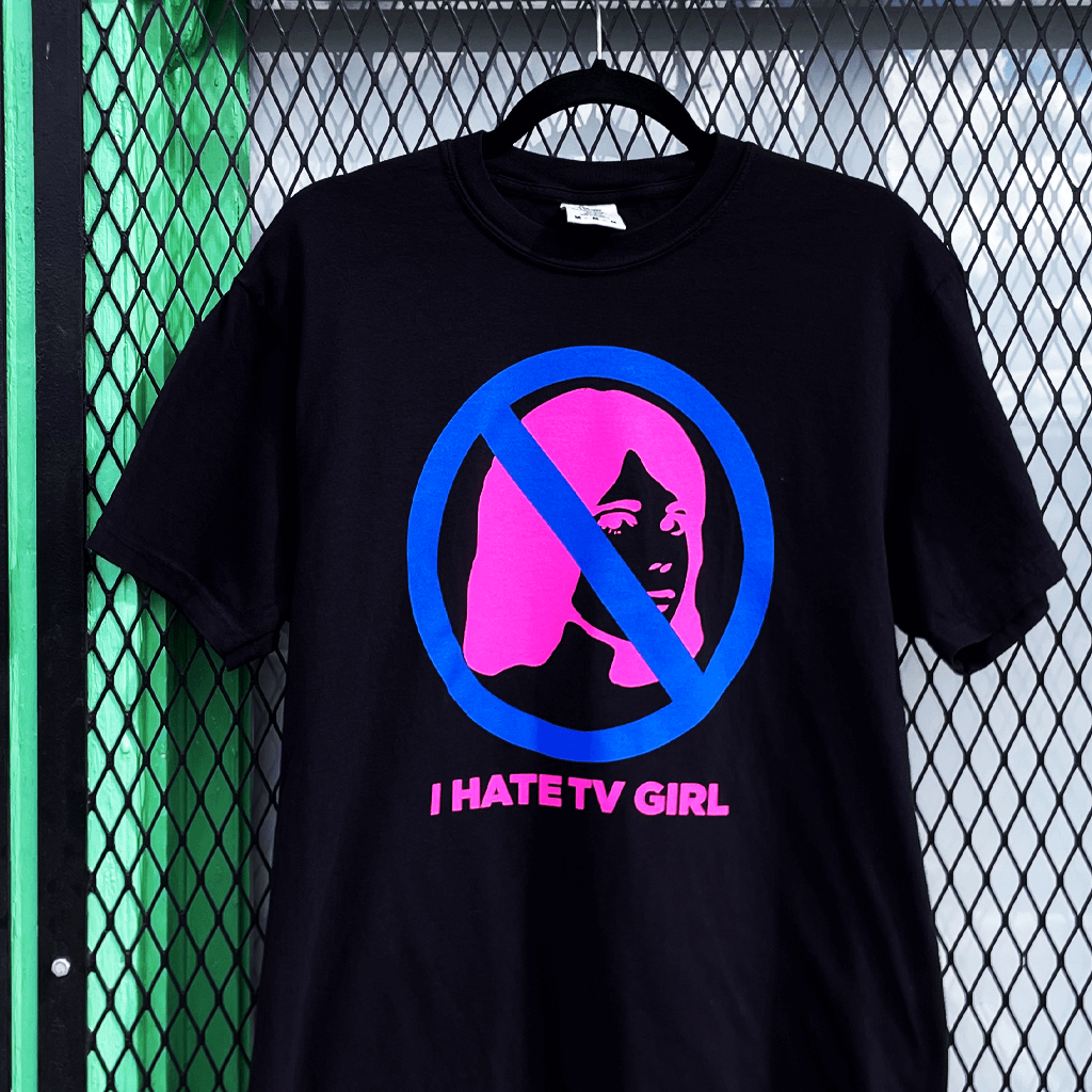 I Hate TV Girl T-Shirt