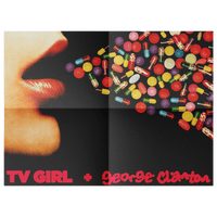 TV Girl + George Clanton - Fauxllennium - 12" Pink/Black Splatter Vinyl