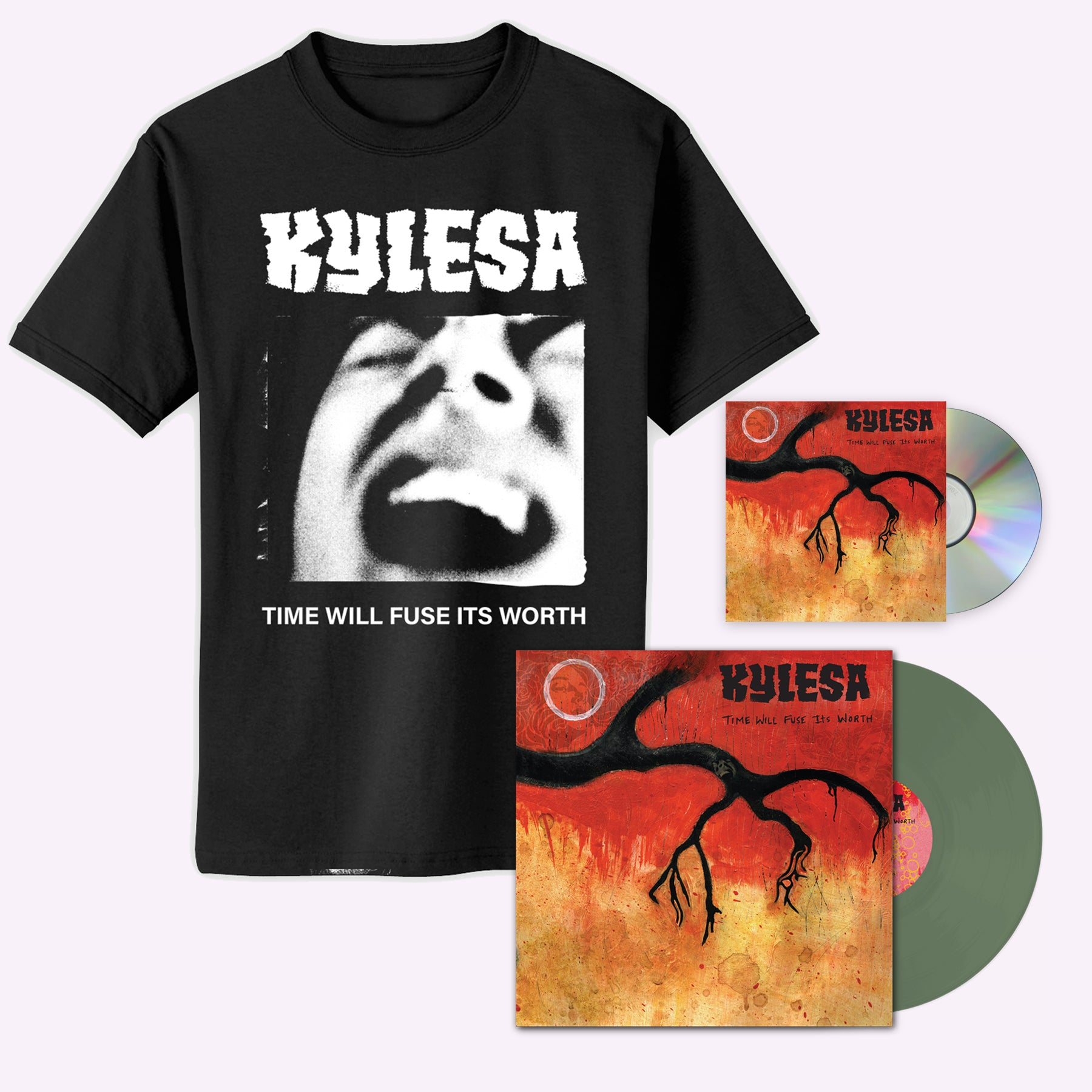 Time Will Fuse Its Worth LP, CD & Shirt Bundle