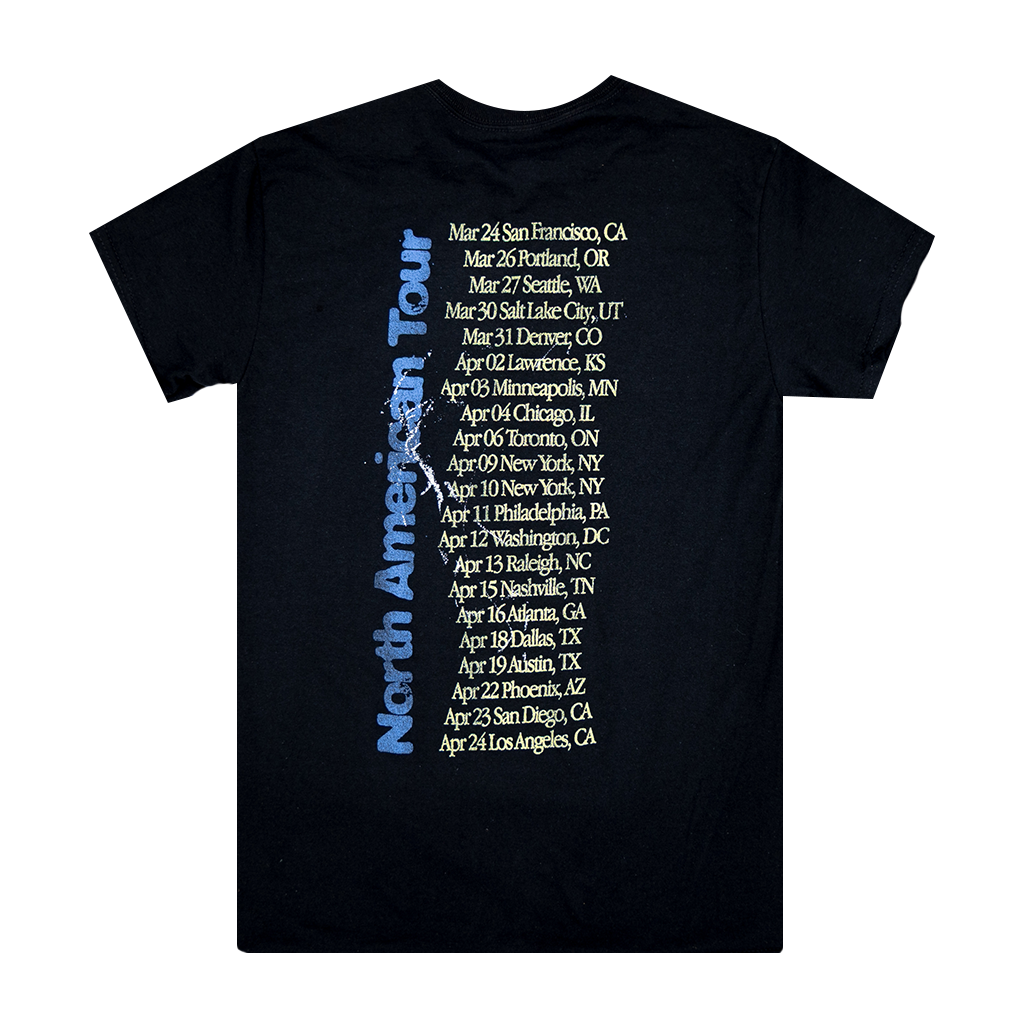 2026 North American Black Tour Tee