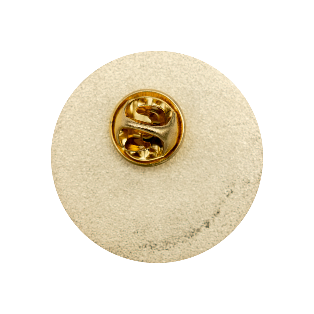 Black/Gold Logo Pin