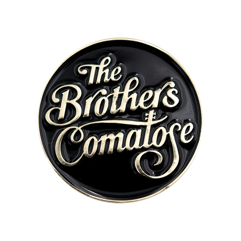 Black/Gold Logo Pin