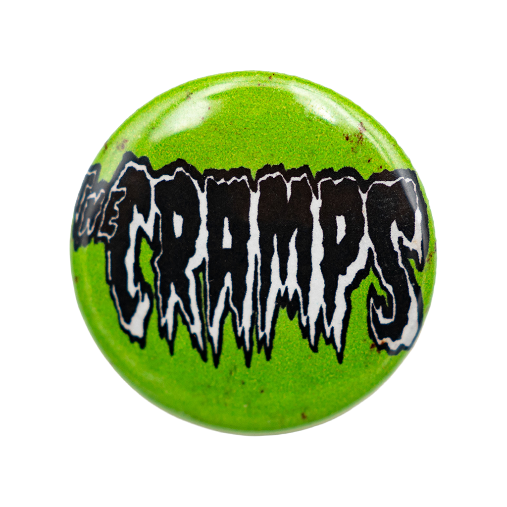 The Cramps Green Logo Button