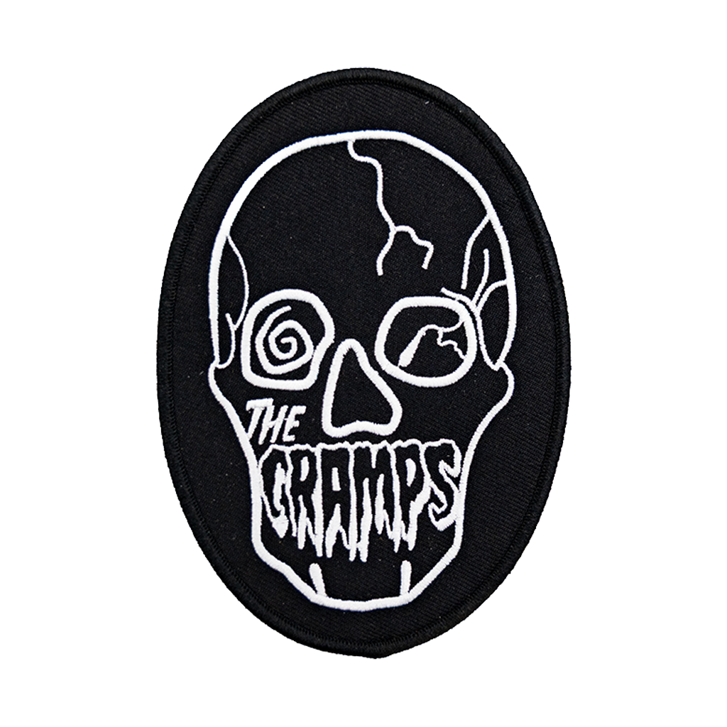 The Cramps Black Skull Patch