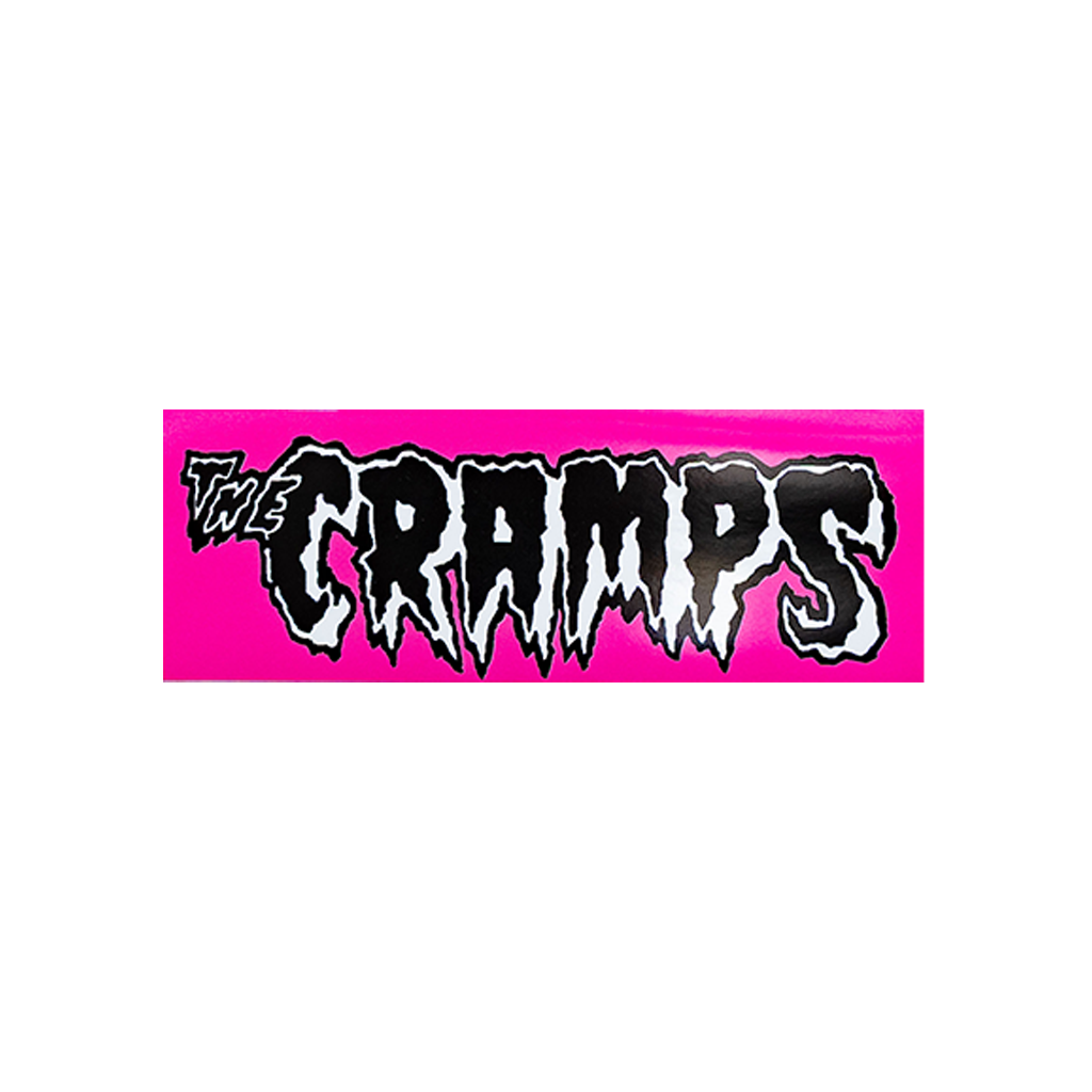 The Cramps Pink Logo Sticker