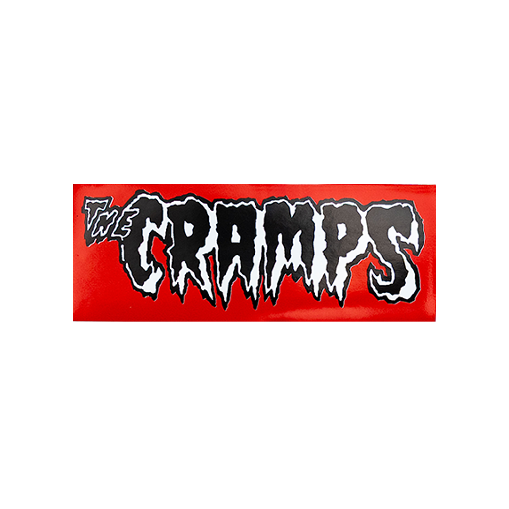 The Cramps Red Logo Sticker