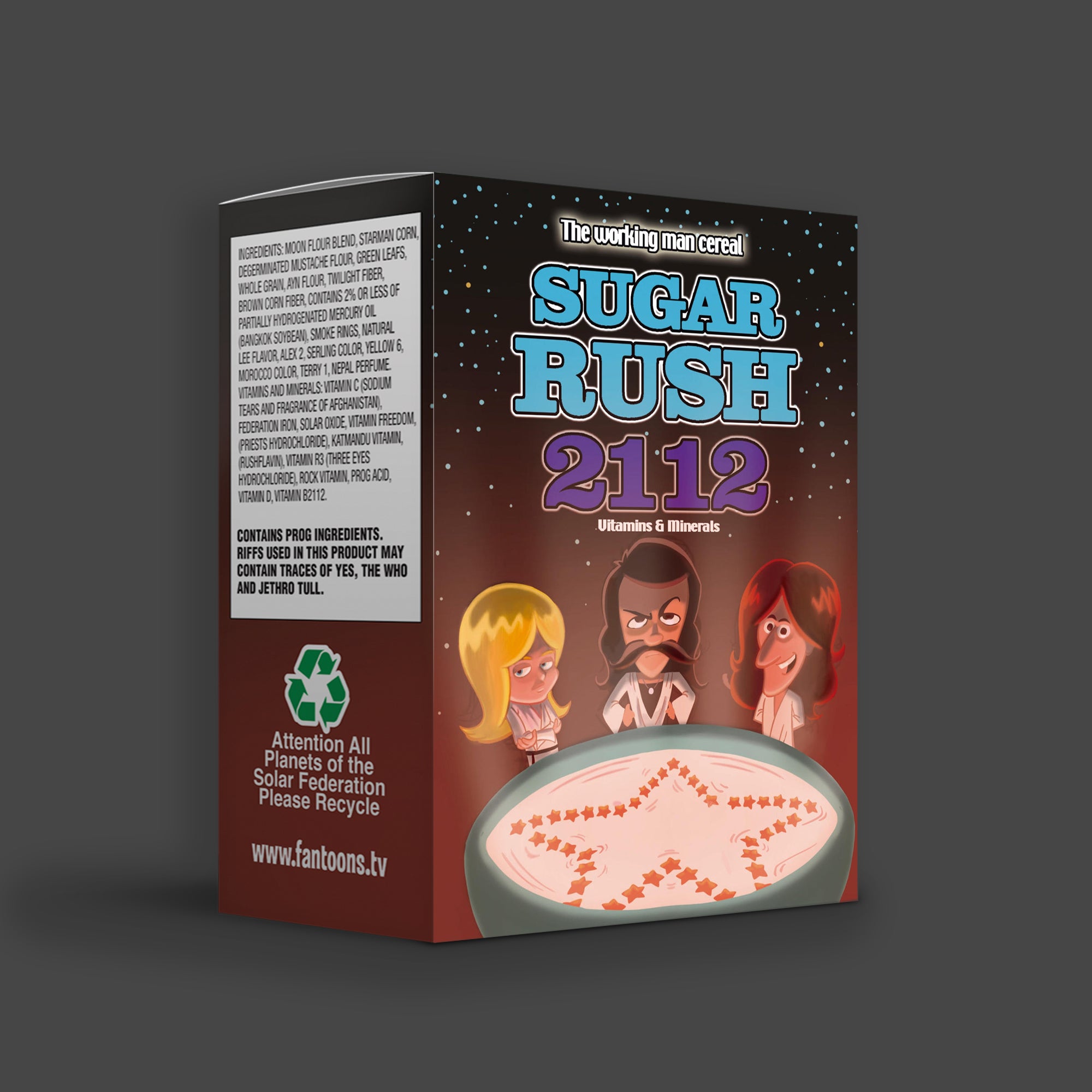 Rush 2112 Decorative Cereal Box