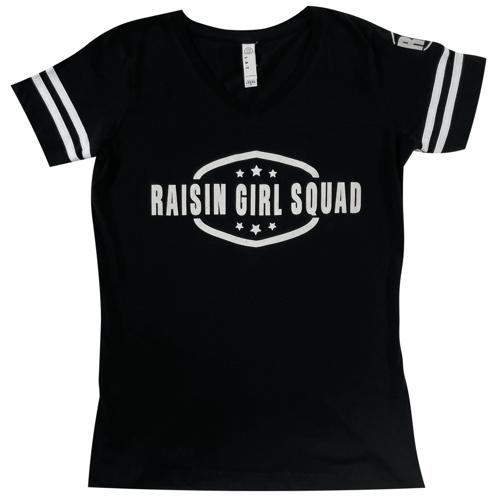 Raisin Girl Squad Women's Black T-Shirt