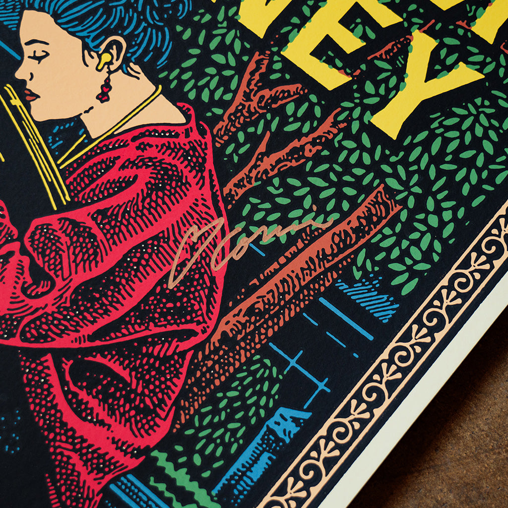 Signed Theatre of Living Arts in Philadelphia Poster