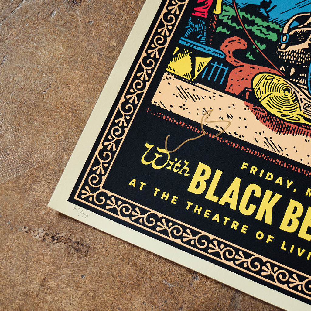 Signed Theatre of Living Arts in Philadelphia Poster