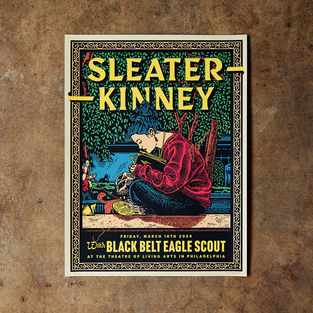 Signed Theatre of Living Arts in Philadelphia Poster