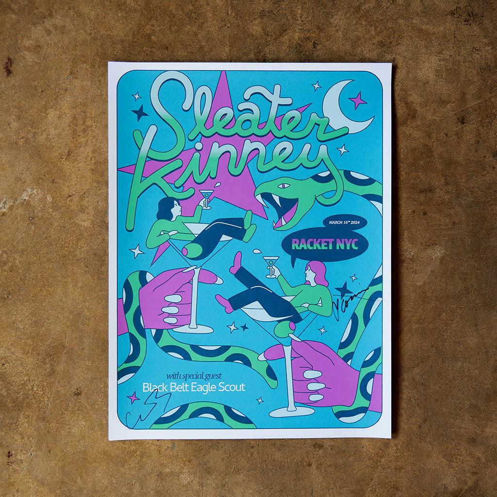 Signed Racket NYC Poster