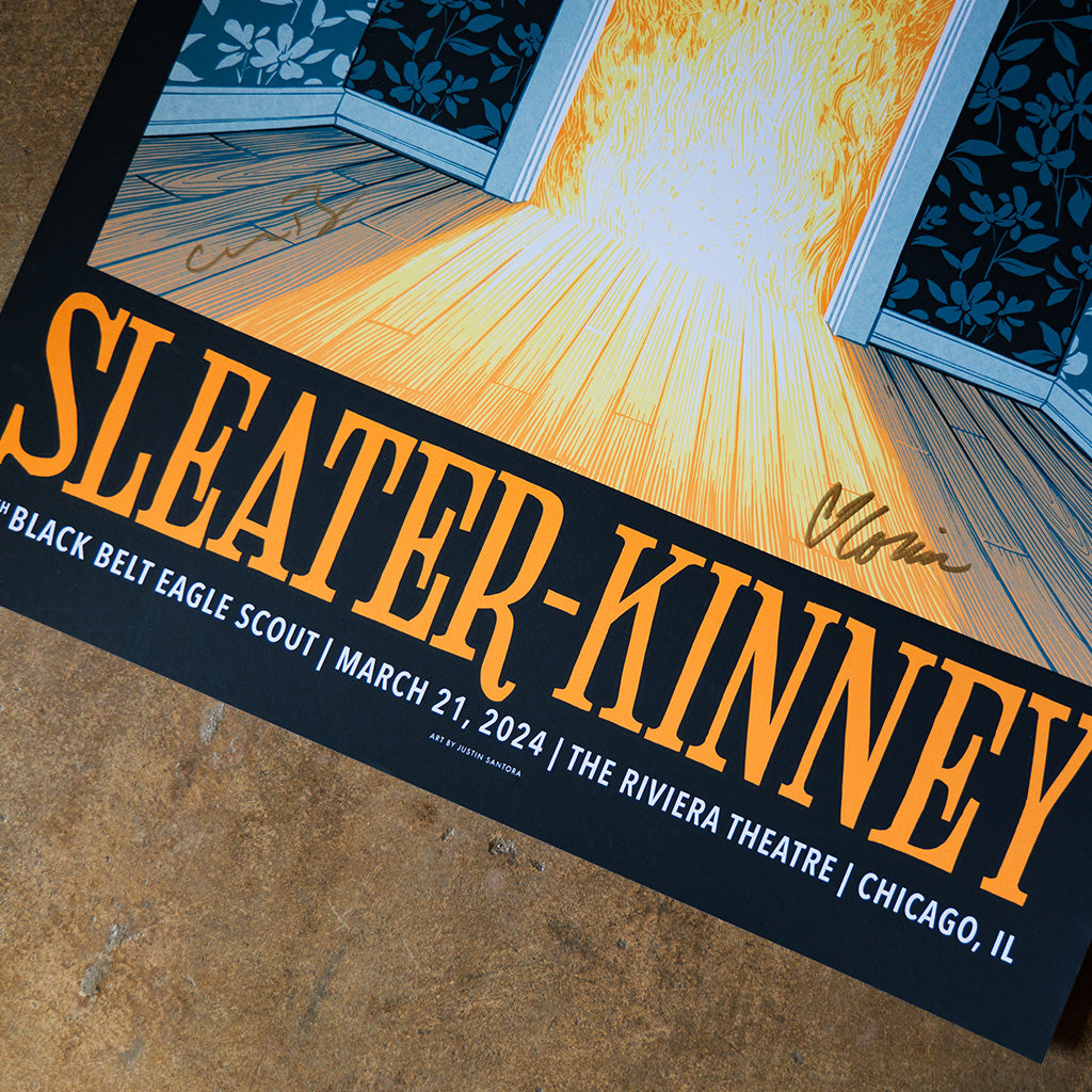 Signed Riviera Theatre Poster