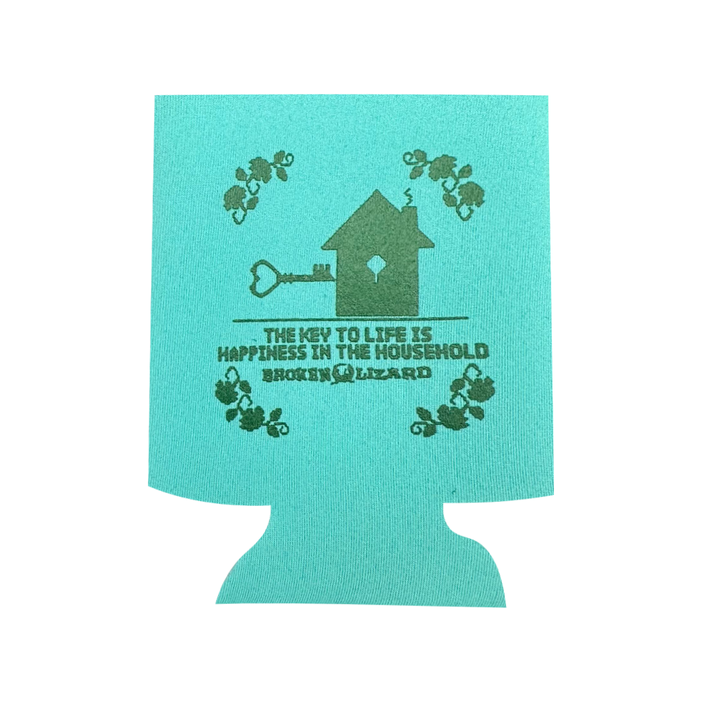 The Key To Life Teal Koozie